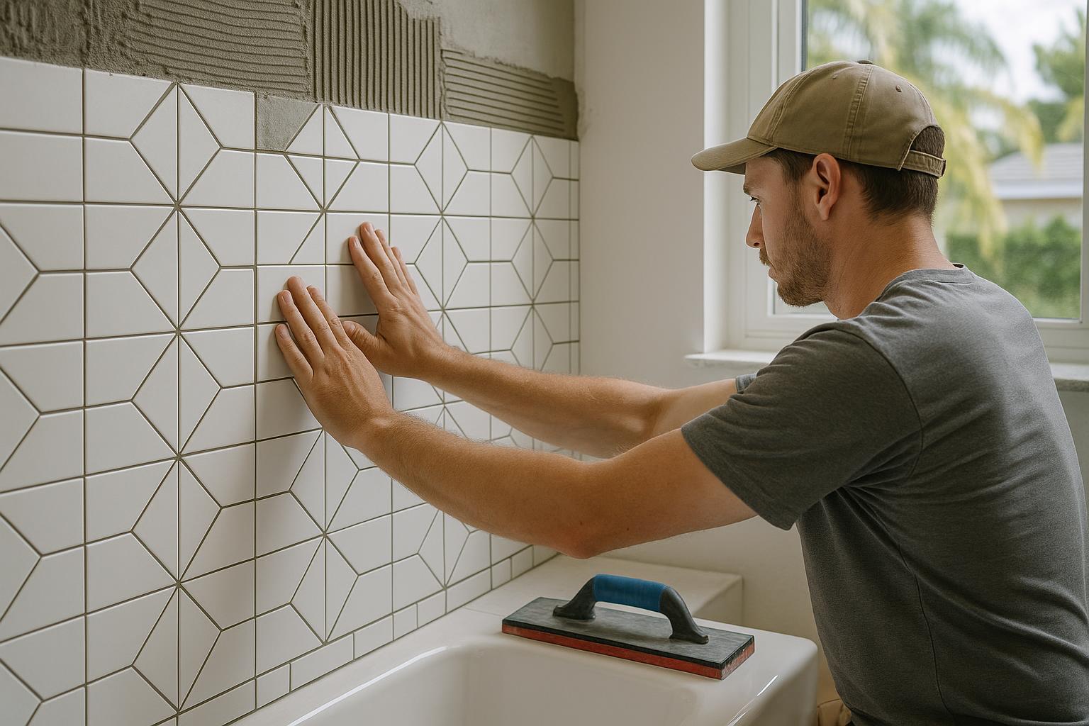 Custom Tile Installation service by Artisan Bath Renovation